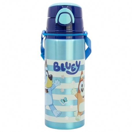 Juomapullo: Bluey and Bingo Aluminum Pop Up Bottle (730ml)