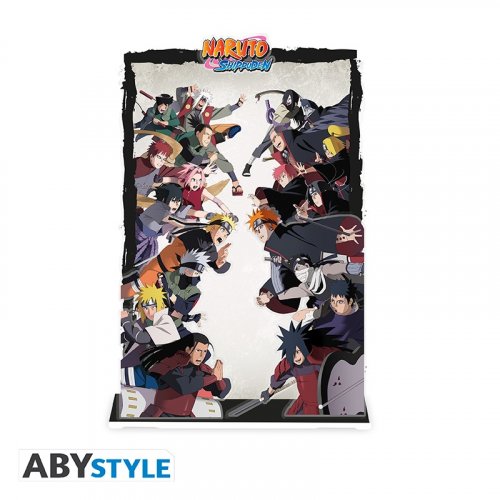 Figu - Acryl: Naruto Shippuden - Group Fight, Diorama (16cm)