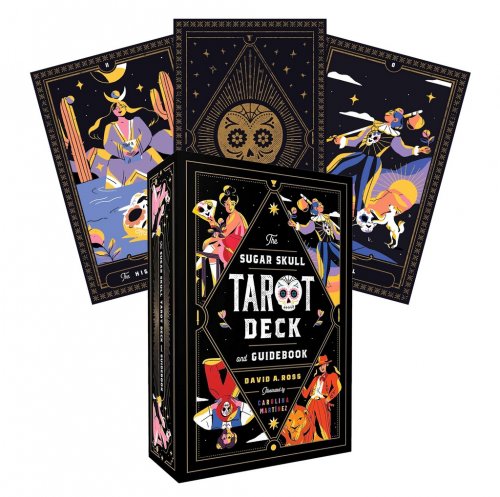 Tarotkortit: Sugar Skull Tarot - Deck And Guidebook