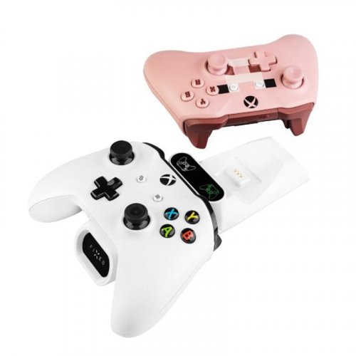 Fixed: Dual Charger Xbox One S/X & Elite Controllers (valkoinen)