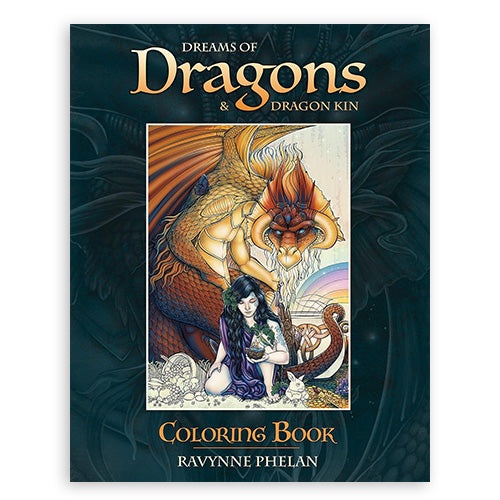 V�rityskirja: Dreams Of Dragons & Dragon Kin - Coloring Book