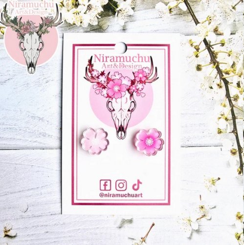 Korvakorut: Year of the Snake Sakura (1,2cm) (Niramuchu)