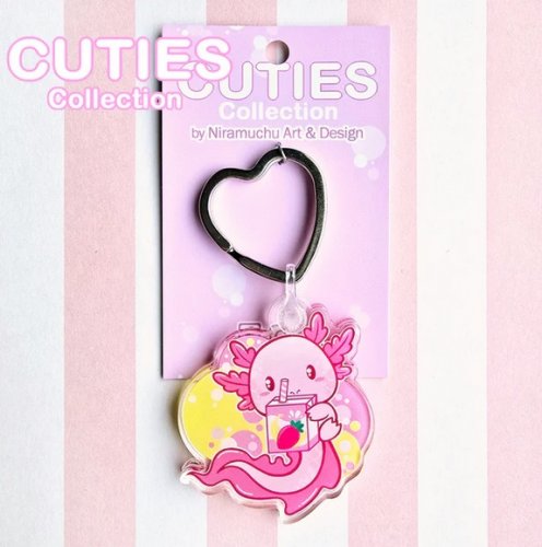 Avaimenper�: Cuties Axolotl (5,5cm) (Niramuchu)