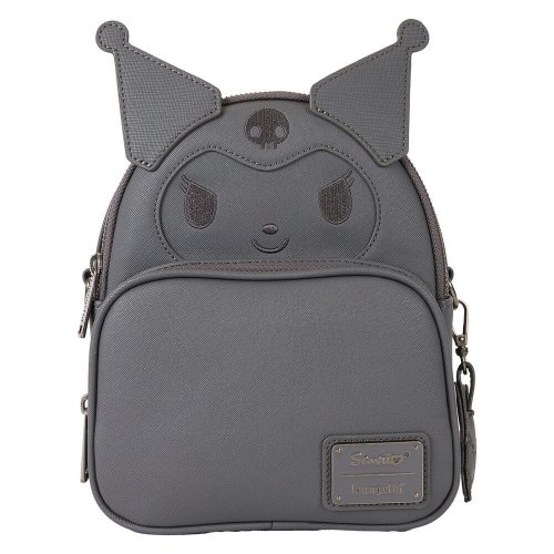 Reppu: Loungefly Sanrio - Kuromi Convertible Mini Backpack (21cm)