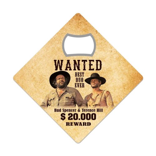 Magneetti: Bud Spencer & Terence Hill - Wanted, Bottle Opener