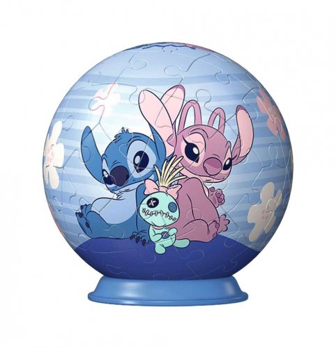 3D Palapeli: Disney Stitch - Ball Stitch & Angel (55)