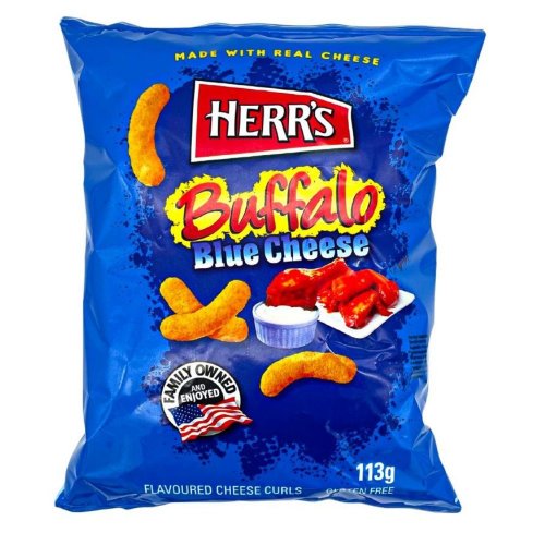Herrs Buffalo Blue Cheese Curls (113g)