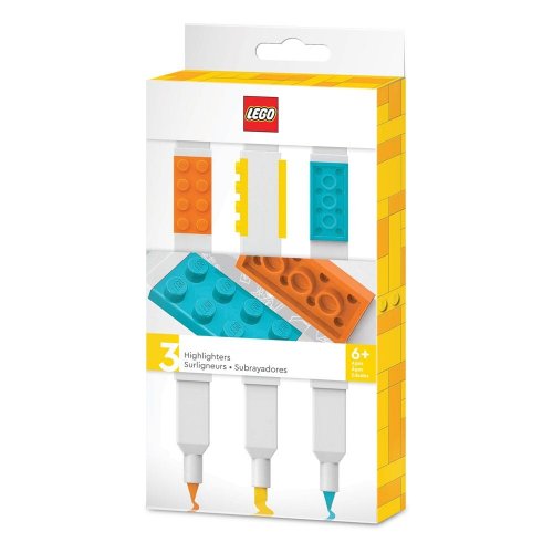 Kyn�setti: LEGO - Bricks Highlighters, 3-pack