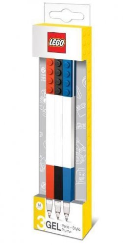 Kyn�setti: LEGO - Bricks Gel Pens, 3-pack