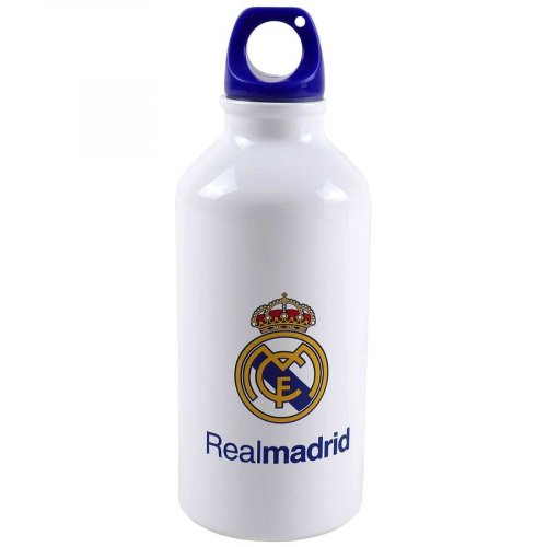 Juomapullo: Real Madrid - Aluminium Bottle, White (400ml)