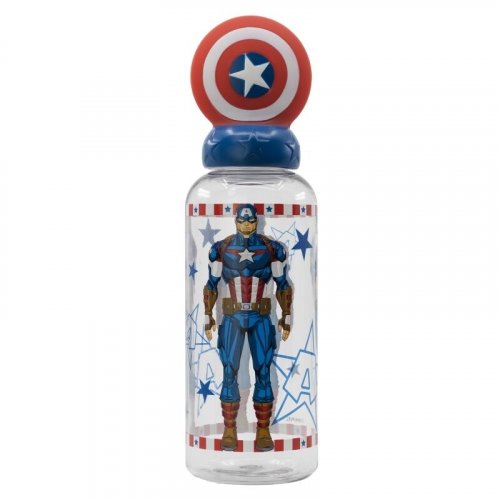 Matkamuki: Marvel - Captain America 3D Figurine (560ml)