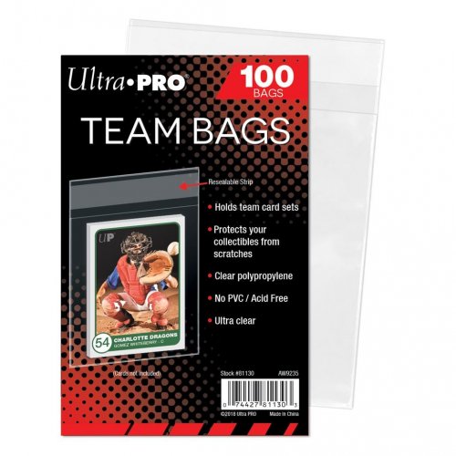 Ultra Pro Sleeves: Team Bags Resealable (100kpl) [kortinsuoja]
