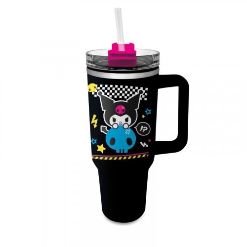 Matkamuki: Sanrio - Kuromi Punk Skull Tumbler (1200ml)