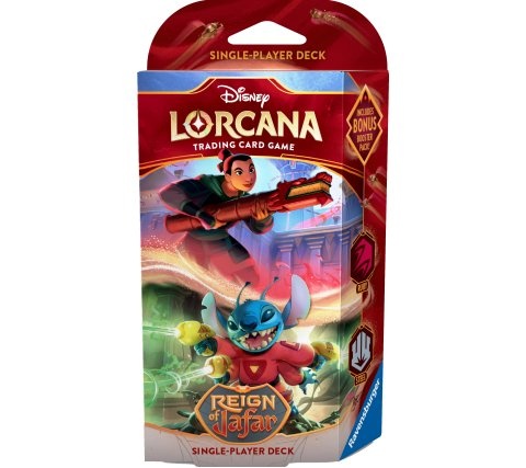 Disney Lorcana: TCG - Reign Of Jafar Starter Deck: Mulan & Stitch