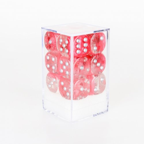 Noppasetti: Sirius Dice - Hearts 16mm D6 (7)