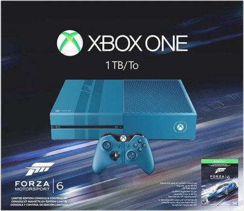Xbox One: konsoli 1TB - Forza Motorsport 6 Limited Edition (K�ytetty)
