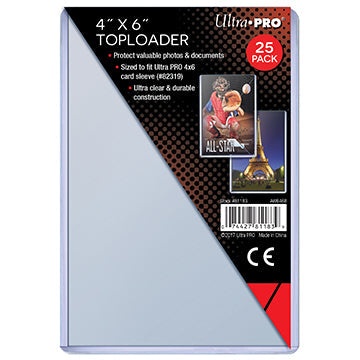 Ultra Pro Toploader: 4'' x 6'' (1kpl)