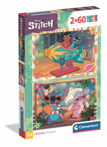 Palapeli: Stitch - Play (2x60)