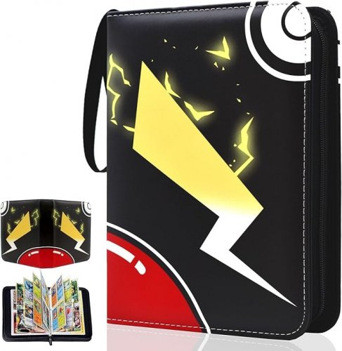 Korttikansio: Pokemon korteille - Black Lightning (4-Pocket)