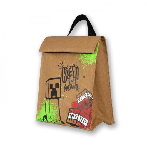 Ev�slaukku: Minecraft - TNT Sketch Insulated Lunch Bag
