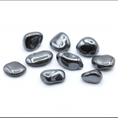 Henkikivi: Medium Tumble Stones - Hematite (B Grade, 1kpl)