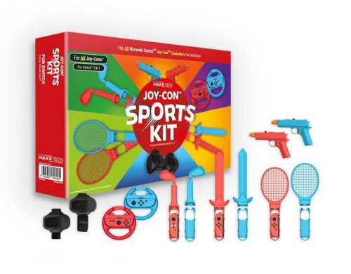 Nintendo Switch 1 & 2: Maxx Tech - Joy-con Sports Kit
