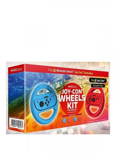 Nintendo Switch 1 & 2: Maxx Tech - Joy-con Wheels And Grip Kit