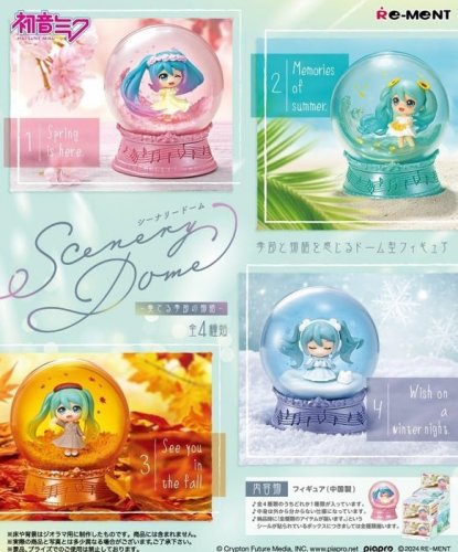 Figu: Hatsune Miku - Scenery Dome - The Story of The Seasons (Satunnainen)