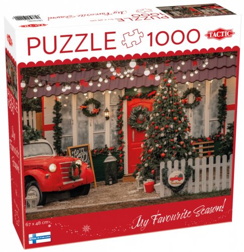 Palapeli: Lovers Christmas Porch (1000)