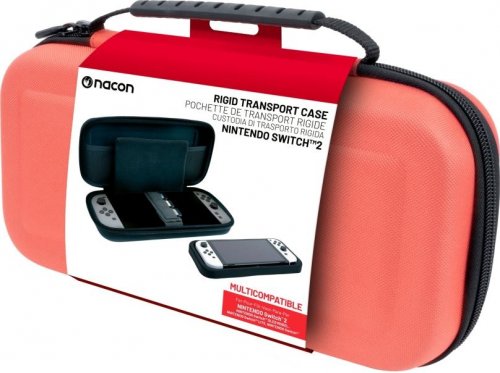 Nacon: Travel Pouch For Nintendo Switch 2 (Light Red)