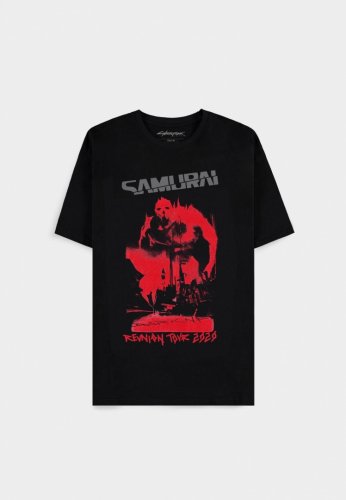 T-Paita: Cyberpunk 2077 -  Samurai Reunion Tour 2020 Short Sleeved (L)