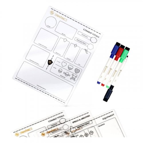 Enhance RPG Series: Acrylic Character Sheet Set English Version