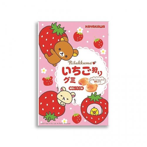 Karkki: Rilakkuma Ichigo Gari Mansikkamakeinen (40g)