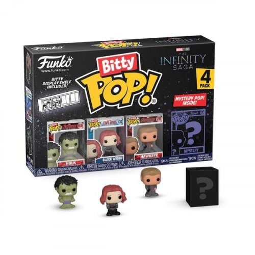 Funko Bitty Pop!: Marvel - Hulk, 4-pack (2,5cm)