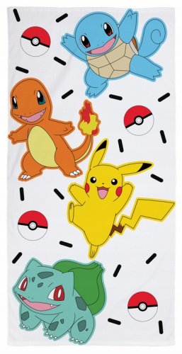 Pyyhe: Pokemon - Team Kanto (70x140cm)