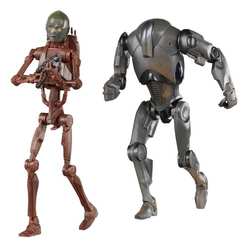 Figu: Star Wars Episode II - Black Series C-3PO (B1) & SP Droid