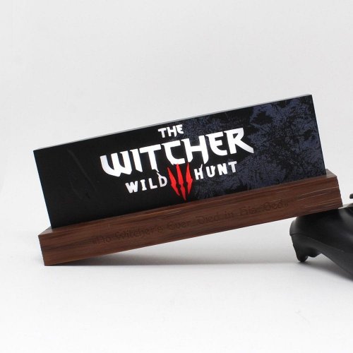 Lamppu: The Witcher Wild Hunt - LED Logo Light (22cm)