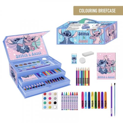 Disney Stitch: Colouring Stationery Case