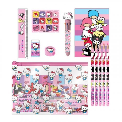 Hello Kitty: Stationery Set with Pencil Case
