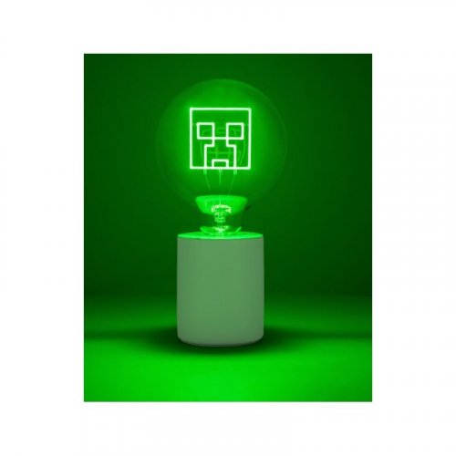 Lamppu: Minecraft - Creeper - Led Neon Bulb Lamp