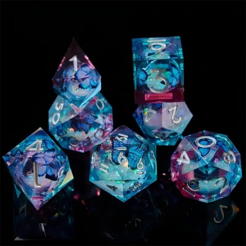 Noppasetti: Butterfly Floral Resin Liquid - Pink/Purple (7)