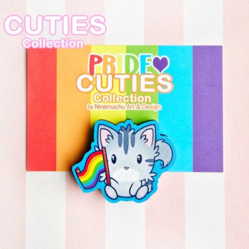 Magneetti: Cuties Pride 2025 - Kitty Magnet (4.5x3.5cm) (Niramuchu)