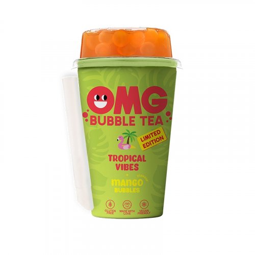 Kuplatee: OMG Bubble Tea - Tropical & Mango (265ml)