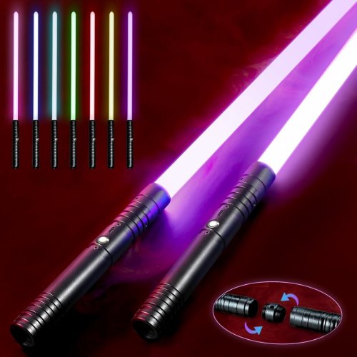 Valomiekka: Dual Metal Lightsaber - Black Handle (Single 79cm/Du
