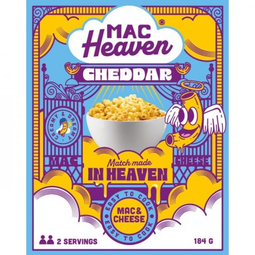 Pasta: Mac Heaven Mac&Cheese Cheddar (184g)