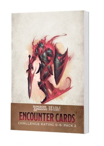 Dungeons & Dragons: RPG Encounter Cards Challenge Rating 0-6 (Pack 2)