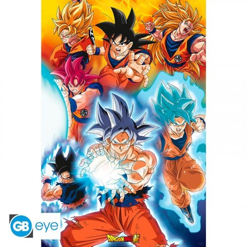 Juliste: Dragon Ball Super - Gokus Transformations (91.5x61cm)