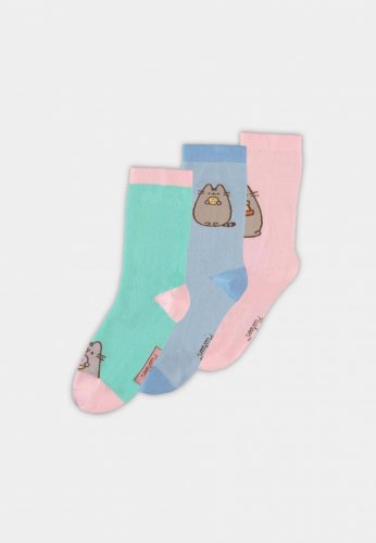 Pusheen - Crew Socks, 3pack (35/38)