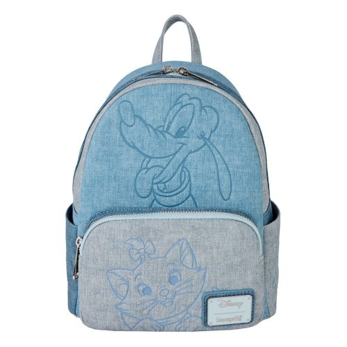Disney By Loungefly Backpack Mini Faux Denim Dogs & Cats