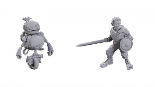 Critical Role Unpainted Miniatures: Orym & Fresh Cut Grass (2)